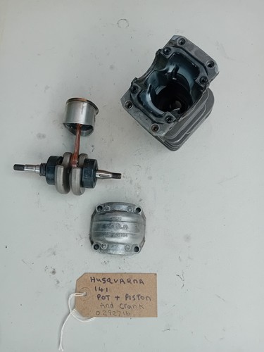 Husqvarna 141 pot and piston - pot,