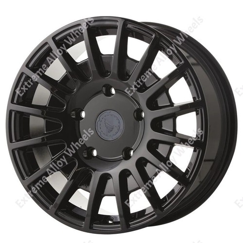 Black alloy wheels fit - black,