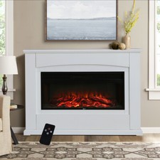 Free standing fireplace with - standing,