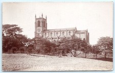 Liversedge Church Yorkshire Real photo  Postcard wy 102
