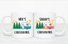 Personalised Coffee Mugs. Tea mugs, Caravan Camp  Mugs. Gift Ideas, Camping Mugs