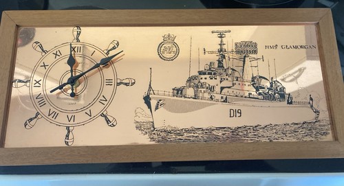 Glamorgan etched picture - h.m.s,