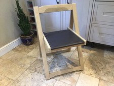 Retro Aldo Jacober Style Solid Wooden Folding Chair / Dining/ Camping/Garden