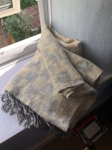 Pure wool blanket grey - grey, and