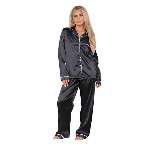 Womens satin pyjamas ladies - womens,