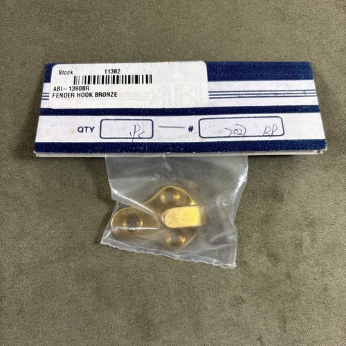 Bronze boat fender hook - bronze,