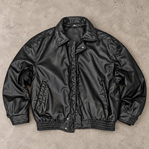 Zara men black faux - men’s,
