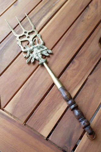 Vintage brass hindu god - vintage, lord