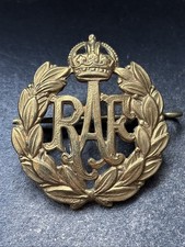 RAF Royal Air Force, British Cap Badge. WW2.