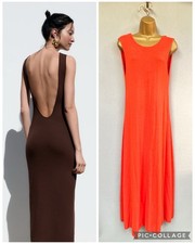 Orange Red Zara Knit Long Modo