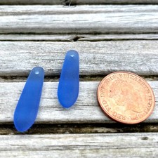 2 Pieces Cultured Sea Glass