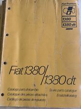 Fiat 1380 1380 DT Spare Parts Catalogue Tractor