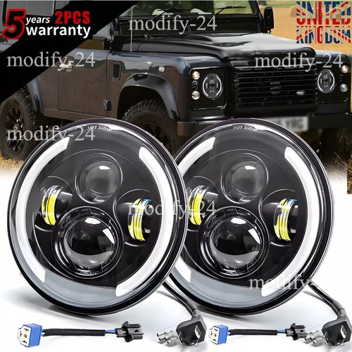 Mark led round headlights - e, 7"