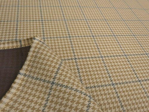 Beige with grey - with, tweed