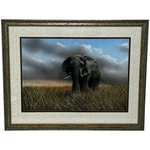 Painting bull elephant ready - bull,