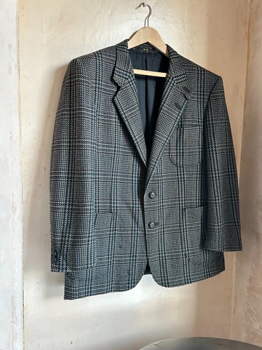 Daks vintage wool check - wool, blazer