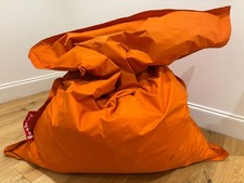 Fatboy Beanbag, Orange, Large 180cm by 140cm, Used Condition
