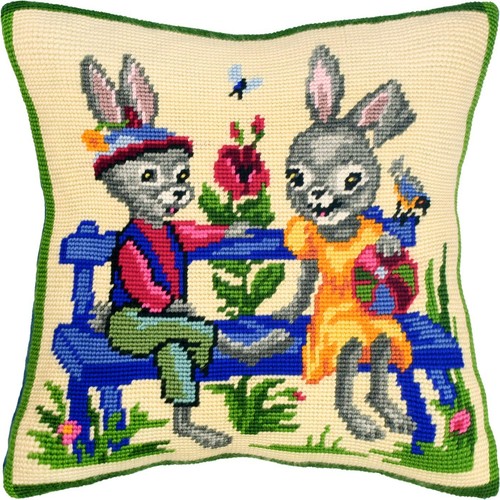Diy needlepoint pillow kit - needlepoint,