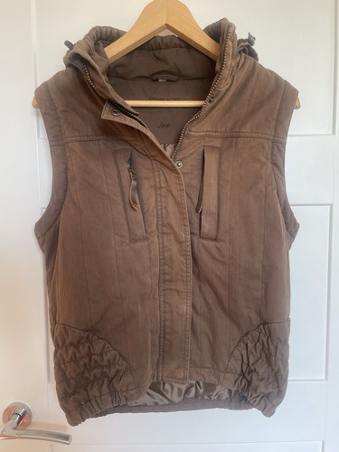 Kyra gillet brown size - brown, 8-10