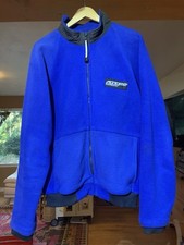 Vintage Aerostich Windstopper Fleece Jacket Large Blue