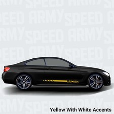 Universal "RACING" Side Stripes Decal Kit | L&R Pair for All Cars