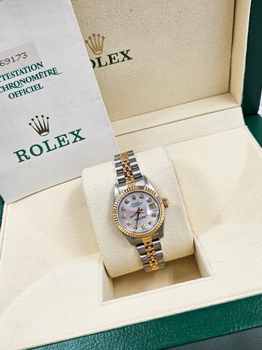 Ladies steel gold rolex - &,