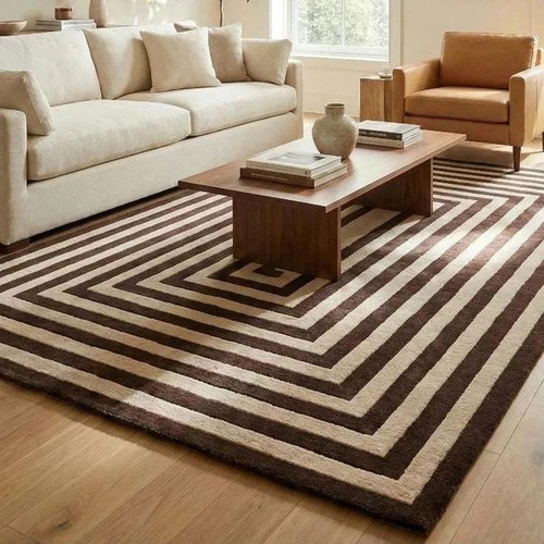 Modern striped hand tufted - modern,