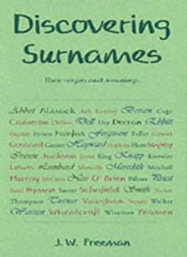 Discovering surnames their - discovering,