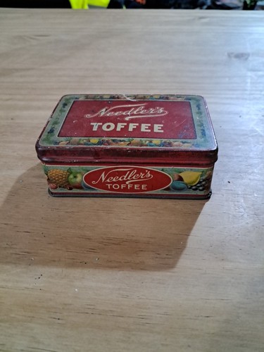 Needlers toffee vintage tin - needlers,