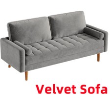2/3 Seater Velvet Sofa Modern