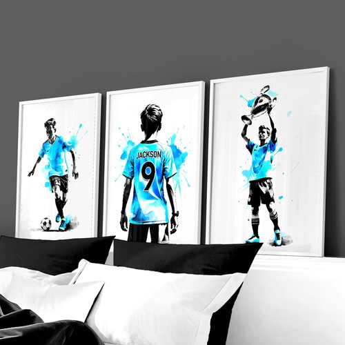 Set personalised blue - set, 3