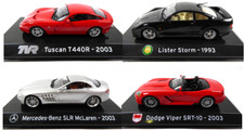 Set of 4 Sports Cars Mercedes