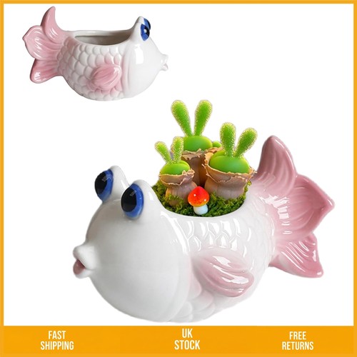 Charming vintage fish ceramic - vintage,