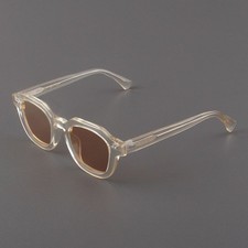 MOSCOT LEMTOSH Sunglasses Men Retro Light Yellow Frame Polarized Glasses Women