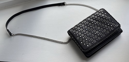 Zara black faux - faux, leather