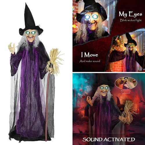 Halloween animated prop - animated, witch
