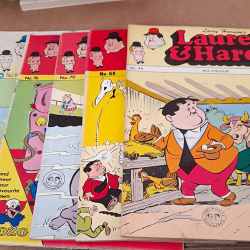 Laurel and hardy comics - laurel,