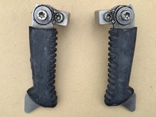 Wonderlich Highway Pegs (pair) Silver Fitted On Crash Bars BMW R1200 GS