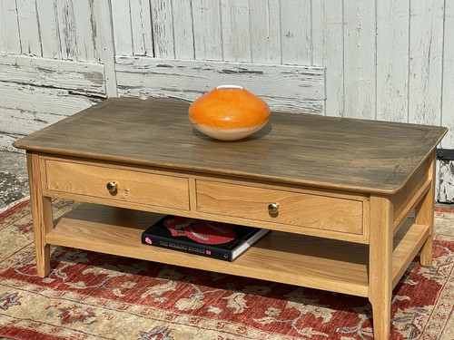 Contemporary oak coffee table - oak,