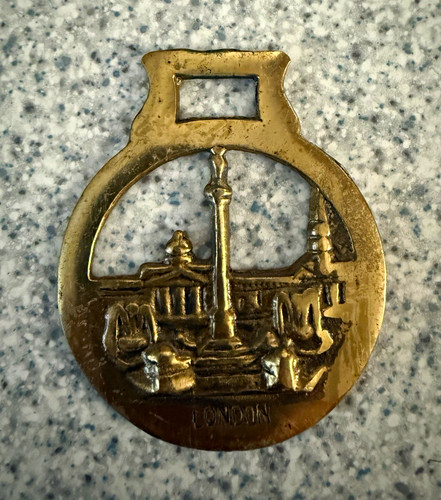 Vintage horse brass london - vintage,