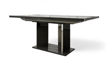 Fabb ‘Mia’ High-Gloss Dark Grey 180cm Large Extending Dining Table BRAND NEW