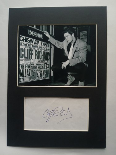 Cliff richard signed - richard, signed.