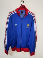 FRANCE NATIONAL TEAM FOOTBALL JACKET  ADIDAS ORIGINALS SHIRT SIZE XL ADULT