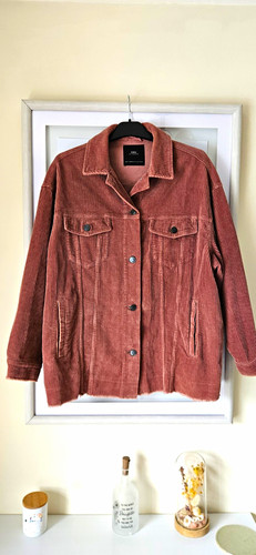 Zara pink corduroy shacket - zara,