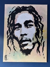 Davo Howarth Original Artwork Bob Marley 60x80cm. WITH 5 FREE SIGNED PRINTS