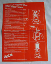 Veritas Nomad Picnic Stove Blowlamp and Lantern Operating Instructions