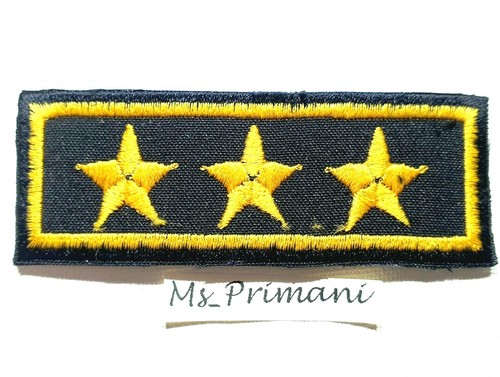 Embroidered star army - 3,