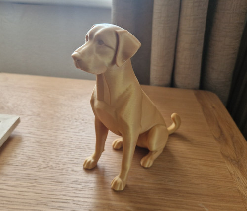 Minimalist labrador sculpture - minimalist,