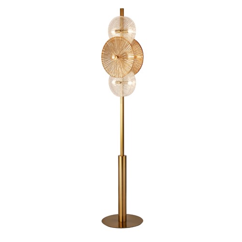 Floor lamp wagon wheel - lamp,