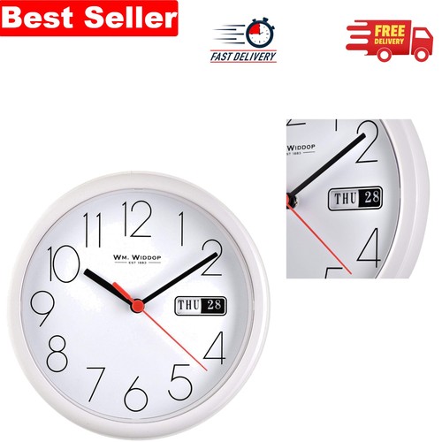 Elegant 21cm white - white, day/date